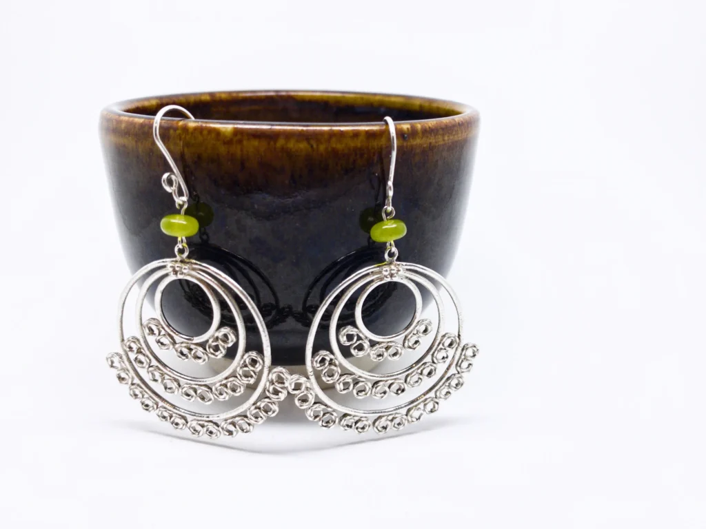 aretes-en-vasilla-de muestra