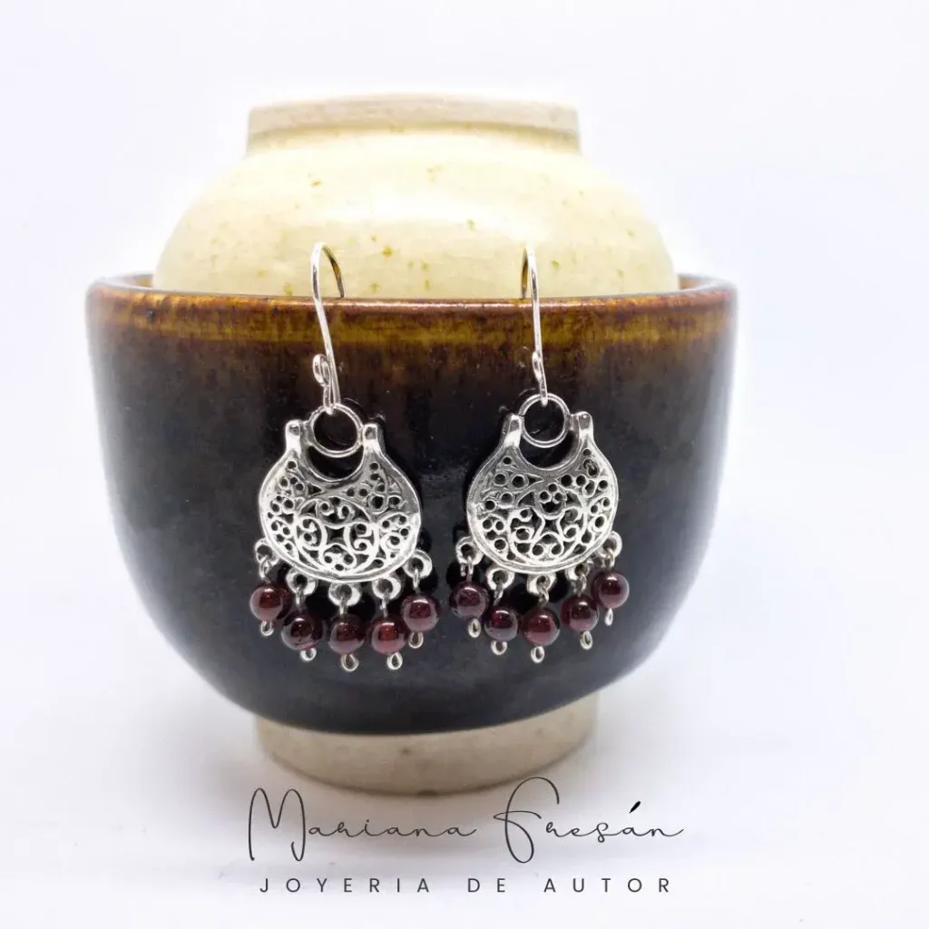 aretes filigrana